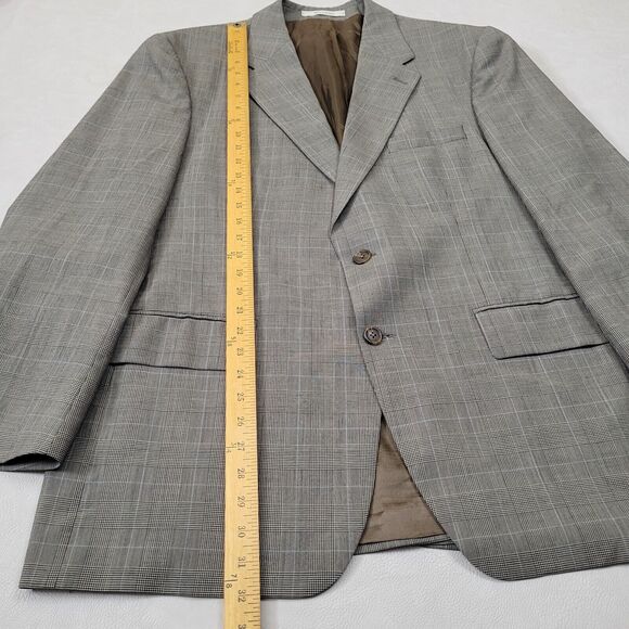 Vintage Chaps Ralph Lauren Mens 44 Two Button Blazer Wool Sport Coat Jacket - Picture 12 of 13